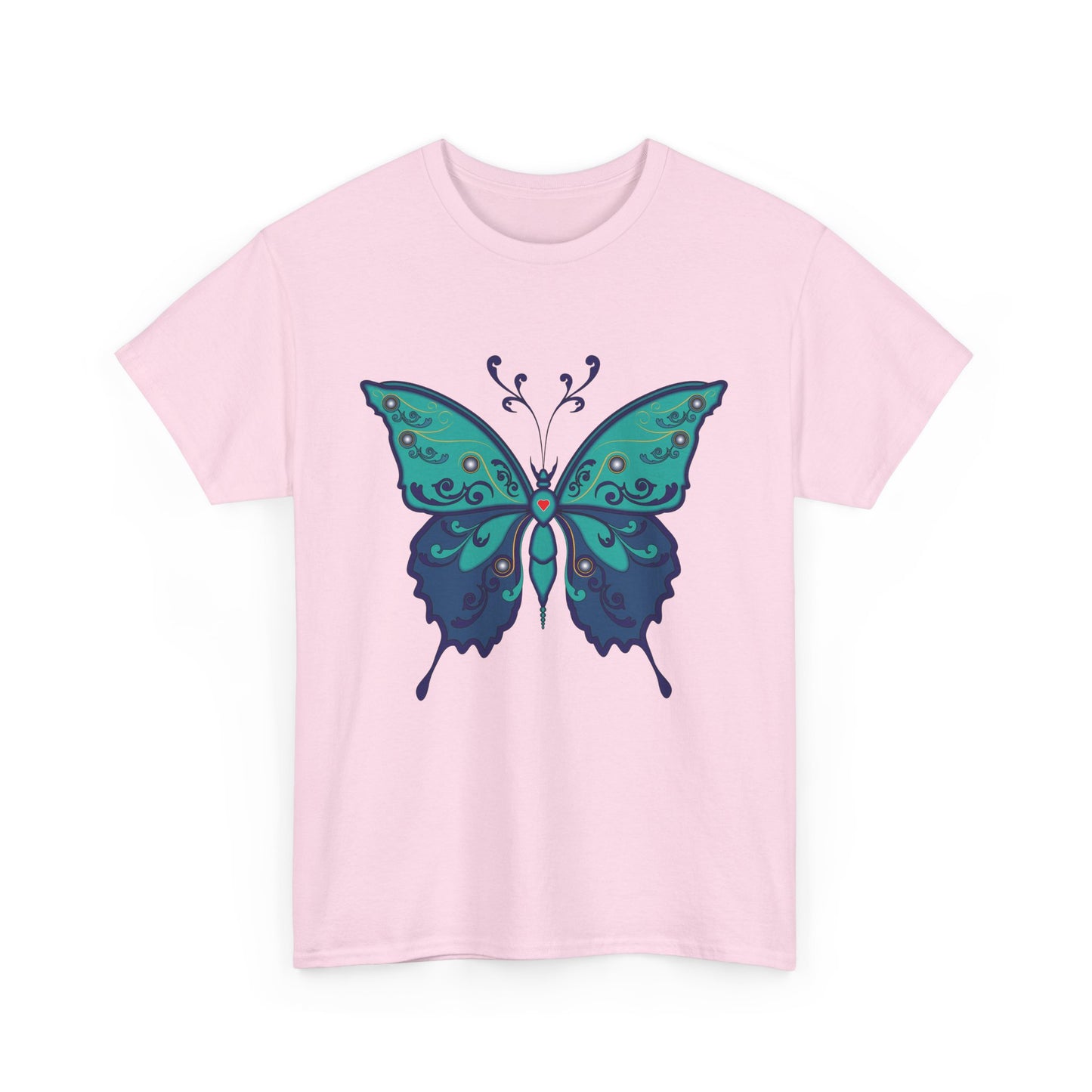 Colorful Butterfly Graphic Tee, Unisex Cotton Shirt, Nature Lover Gift, Fun Summer Tee, Butterfly Art Tee, Unique Casual Wear