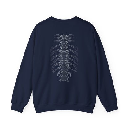 Spine Graphic Unisex Crewneck Sweatshirt, Casual Sweatshirt for Health Enthusiasts, Unique Spine Art Sweater, Gift for Chiropractors, [...]