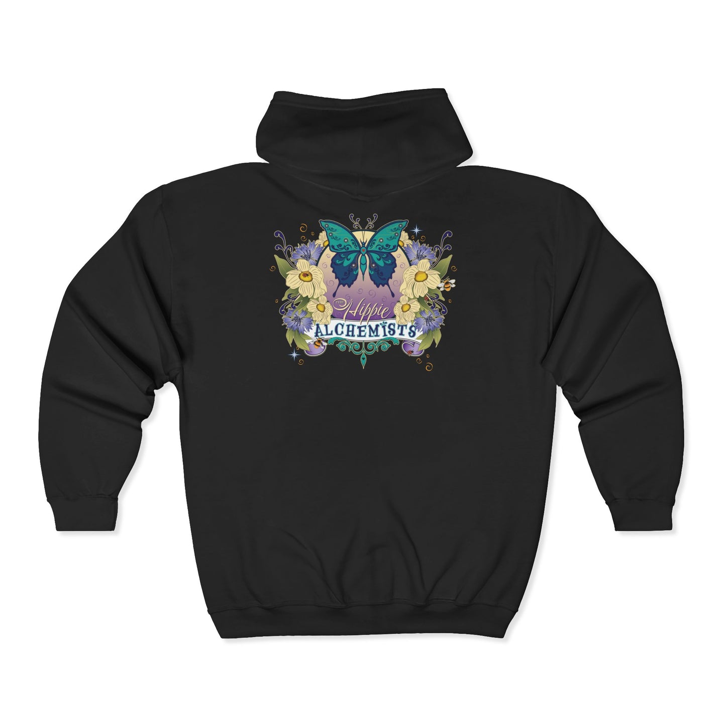 Hoodie - The Hippie Alchemists Butterfly Artistic Ladybug Vintage Sweatshirt
