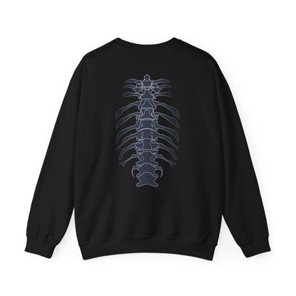 Spine Graphic Unisex Crewneck Sweatshirt, Casual Sweatshirt for Health Enthusiasts, Unique Spine Art Sweater, Gift for Chiropractors, [...]