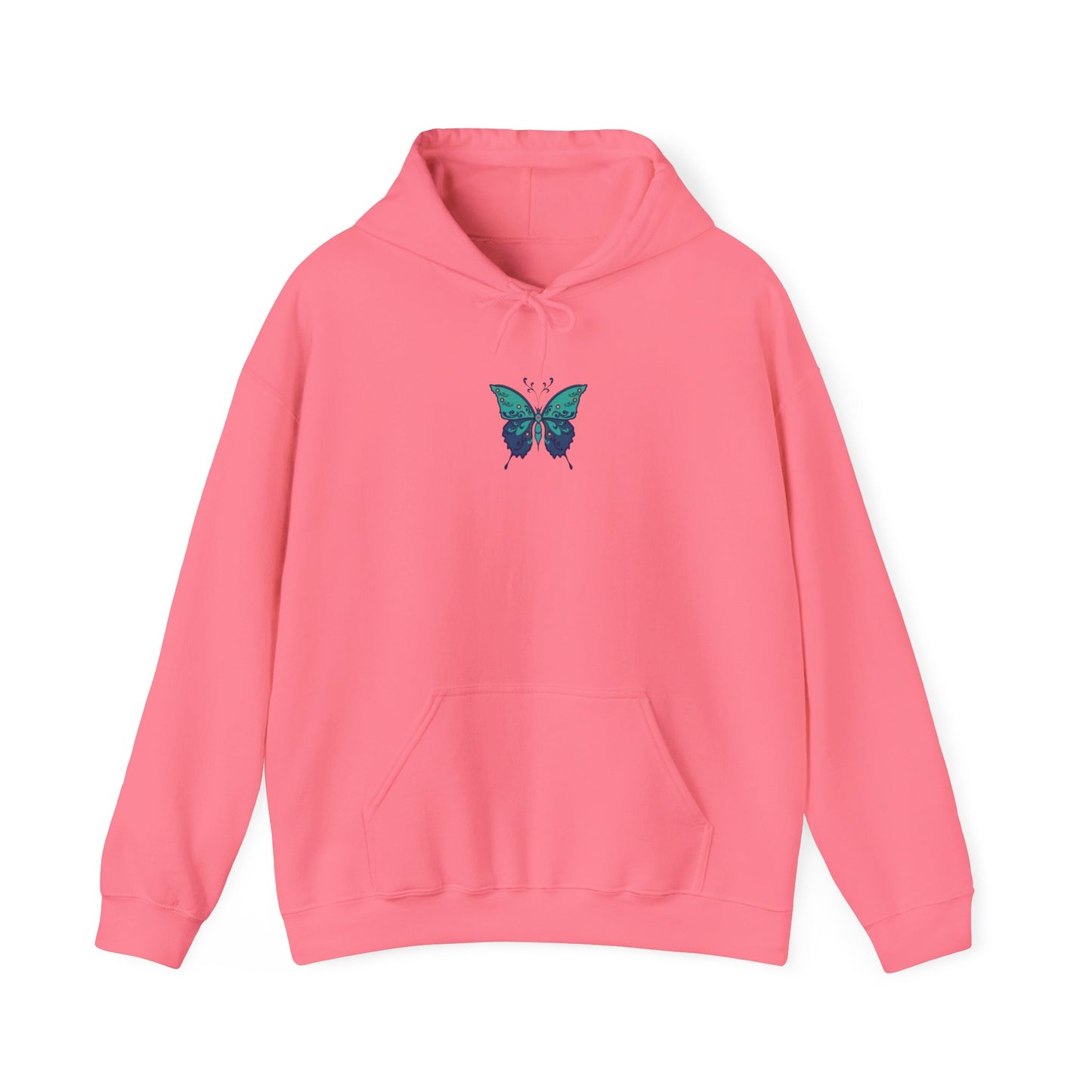 The Hippie Alchemists Hoodie, Unisex Sweatshirt, Nature-Inspired Apparel, Gift for Butterfly Lovers, Spiritual Fashion, Cozy Layering
