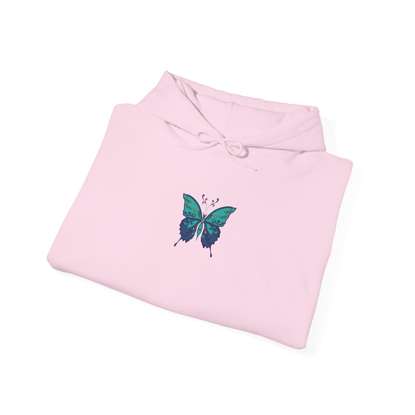 The Hippie Alchemists Hoodie, Unisex Sweatshirt, Nature-Inspired Apparel, Gift for Butterfly Lovers, Spiritual Fashion, Cozy Layering