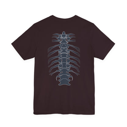 Skeleton Ribs Tee, Unisex Graphic Shirt, Anatomy T-Shirt for Science Lovers, Unique Gift for Halloween, Casual Wear, Vintage Style