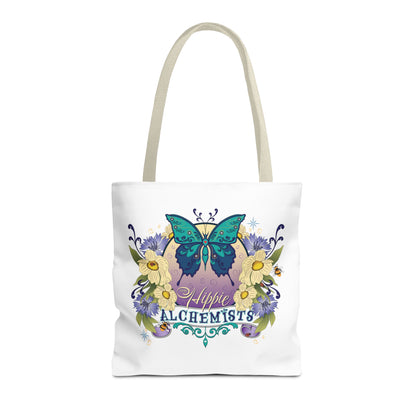 Hippie Alchemists Tote Bag, Bohemian Bag, Eco-Friendly Bag, Gift for Her, Butterfly Design, Beach Bag, Festival Tote
