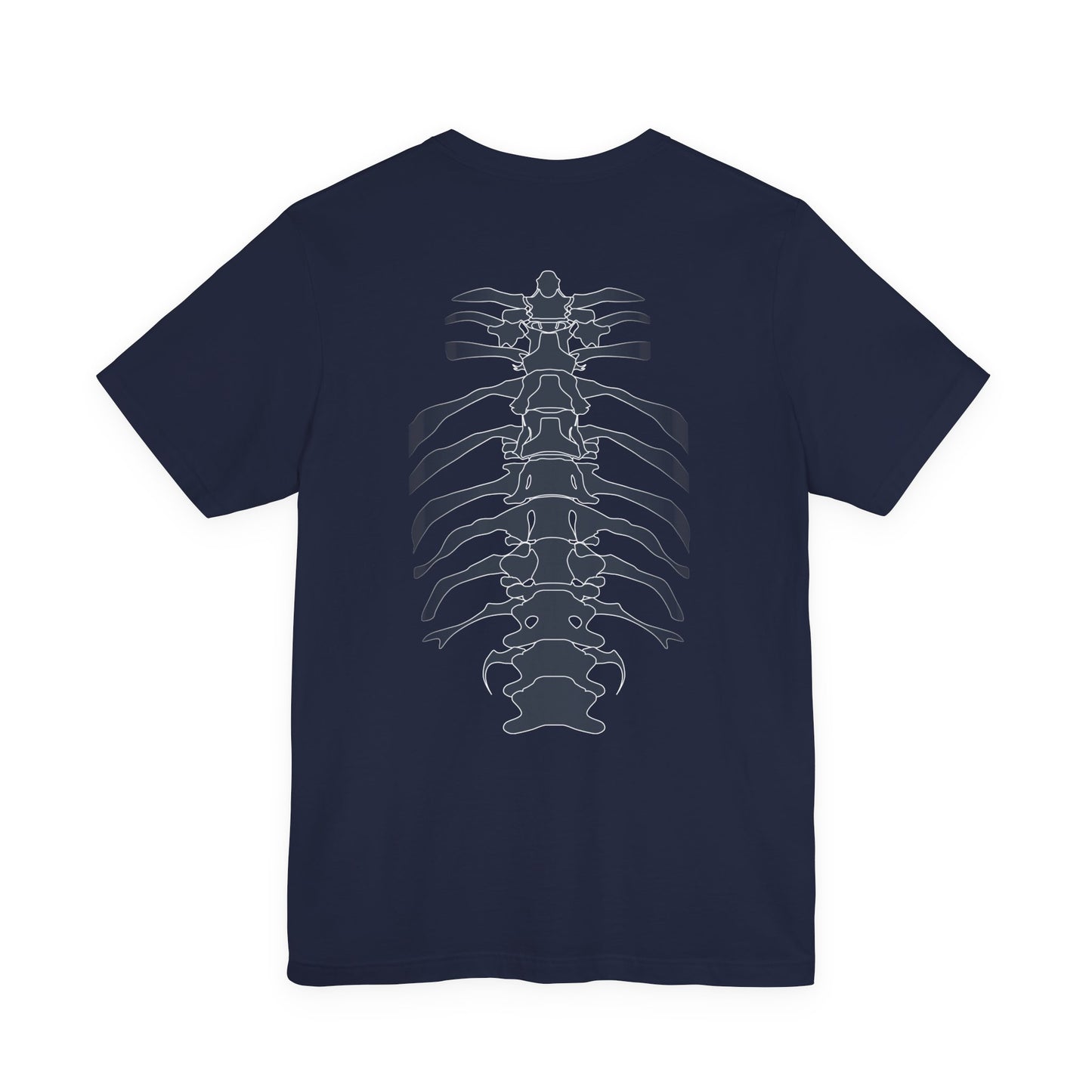 Skeleton Ribs Tee, Unisex Graphic Shirt, Anatomy T-Shirt for Science Lovers, Unique Gift for Halloween, Casual Wear, Vintage Style
