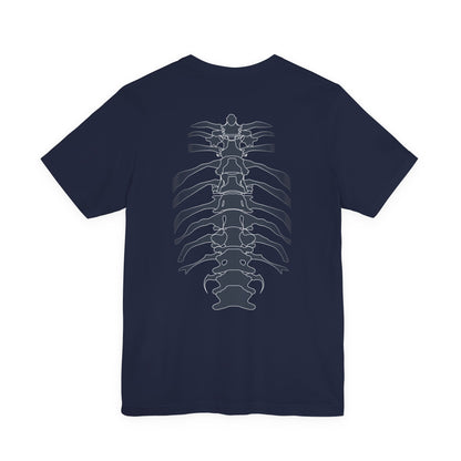 Skeleton Ribs Tee, Unisex Graphic Shirt, Anatomy T-Shirt for Science Lovers, Unique Gift for Halloween, Casual Wear, Vintage Style