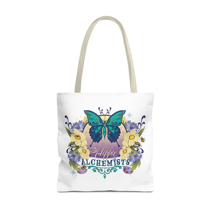 Hippie Alchemists Tote Bag, Bohemian Bag, Eco-Friendly Bag, Gift for Her, Butterfly Design, Beach Bag, Festival Tote