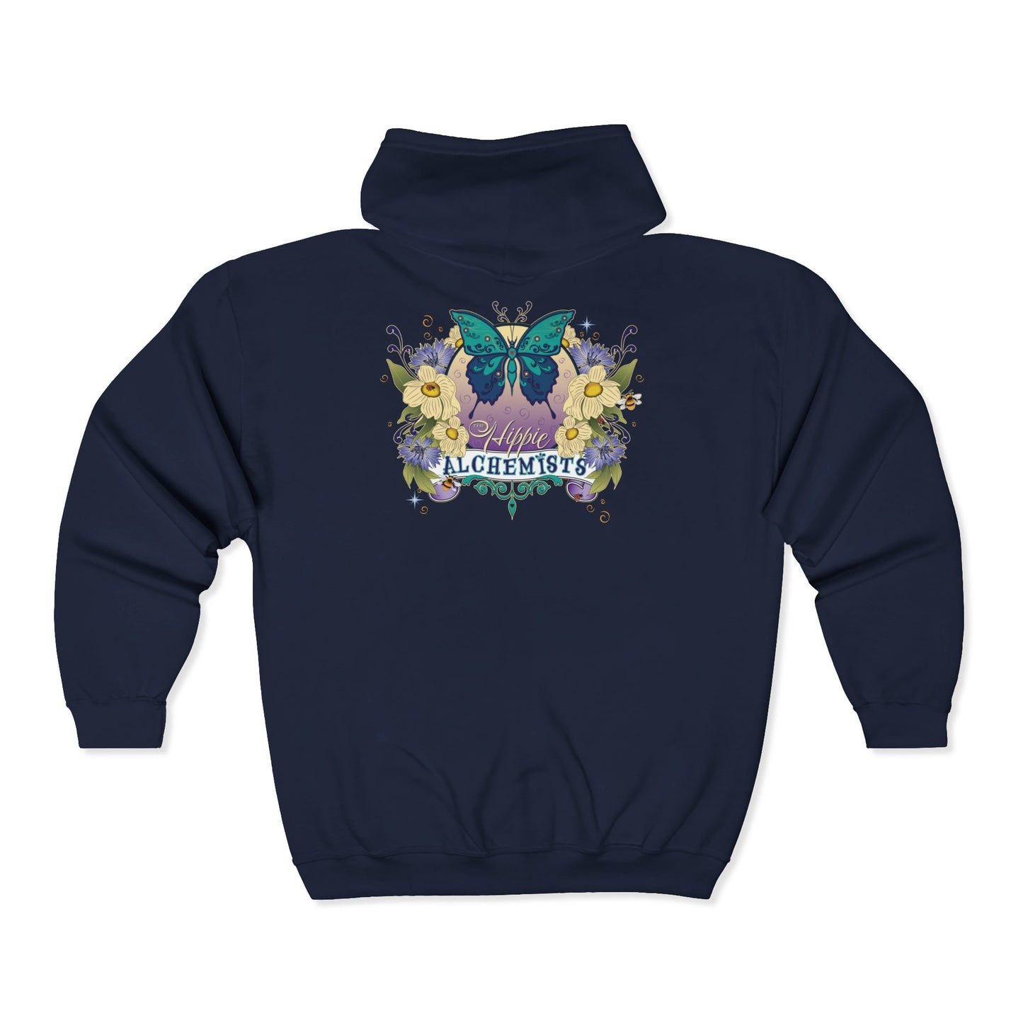 Hoodie - The Hippie Alchemists Butterfly Artistic Ladybug Vintage Sweatshirt