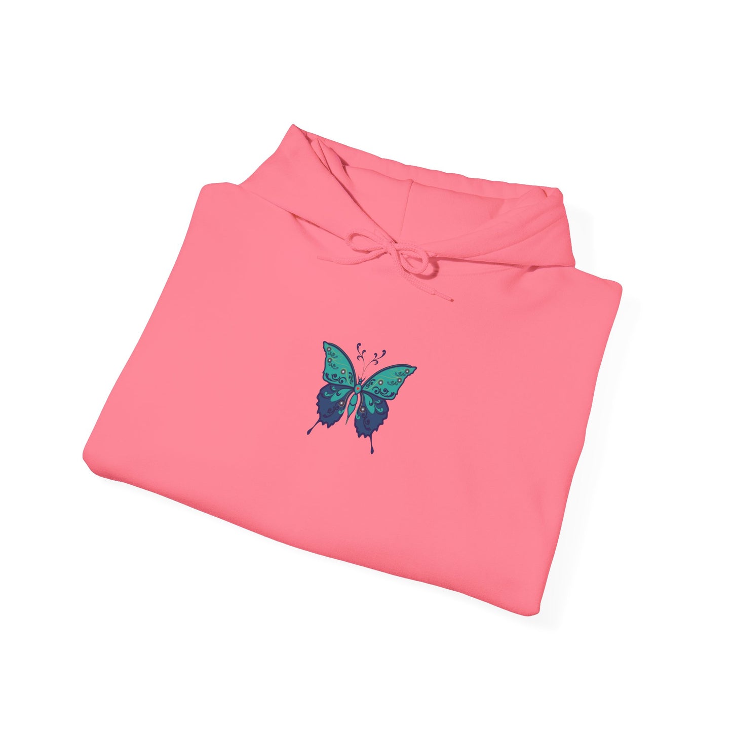 The Hippie Alchemists Hoodie, Unisex Sweatshirt, Nature-Inspired Apparel, Gift for Butterfly Lovers, Spiritual Fashion, Cozy Layering