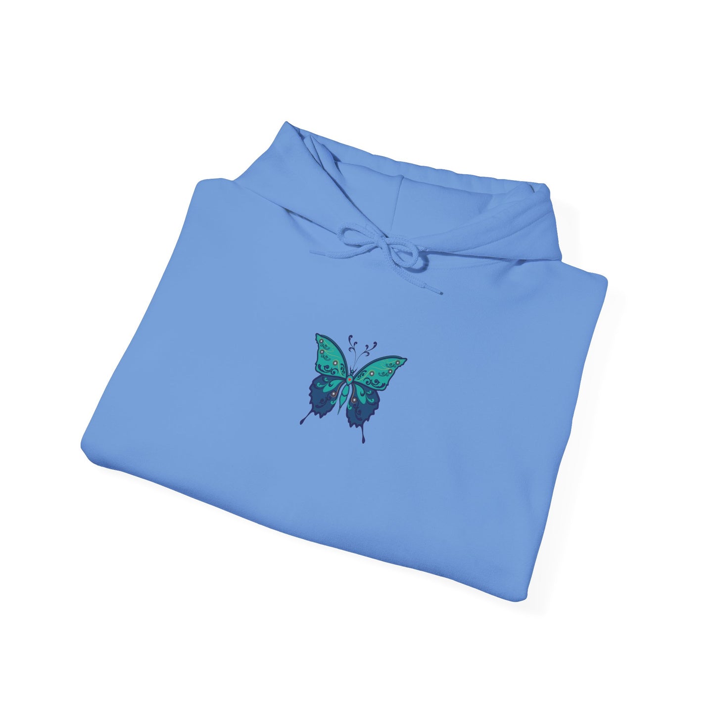 The Hippie Alchemists Hoodie, Unisex Sweatshirt, Nature-Inspired Apparel, Gift for Butterfly Lovers, Spiritual Fashion, Cozy Layering