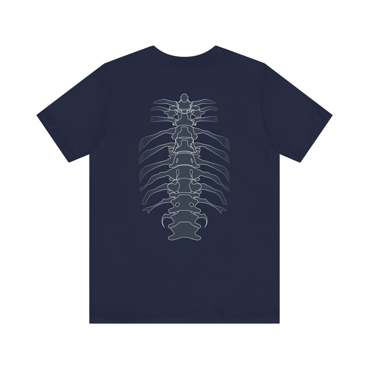 Skeleton Ribs Tee, Unisex Graphic Shirt, Anatomy T-Shirt for Science Lovers, Unique Gift for Halloween, Casual Wear, Vintage Style