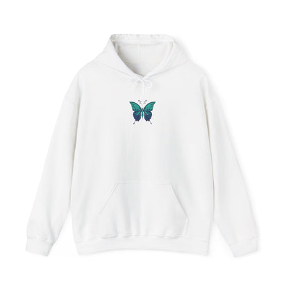 The Hippie Alchemists Hoodie, Unisex Sweatshirt, Nature-Inspired Apparel, Gift for Butterfly Lovers, Spiritual Fashion, Cozy Layering