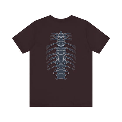 Skeleton Ribs Tee, Unisex Graphic Shirt, Anatomy T-Shirt for Science Lovers, Unique Gift for Halloween, Casual Wear, Vintage Style