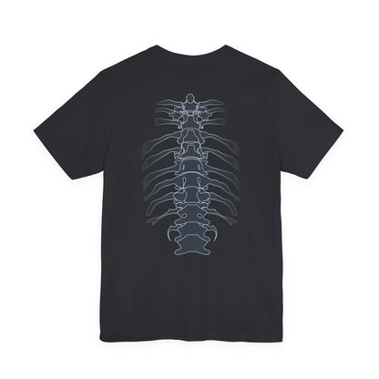 Skeleton Ribs Tee, Unisex Graphic Shirt, Anatomy T-Shirt for Science Lovers, Unique Gift for Halloween, Casual Wear, Vintage Style